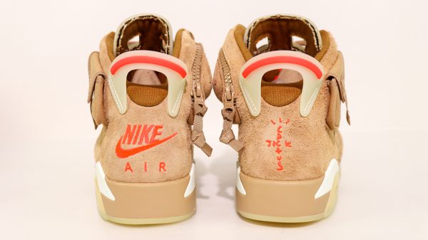 Travis Scott x Air Jordan 6 Retro ‘British Khaki’ Replica - Image 3