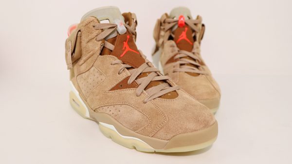 Travis Scott x Air Jordan 6 Retro ‘British Khaki’ Replica - Image 4