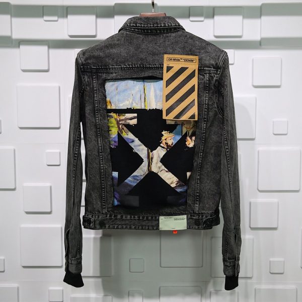 OFF WHITE CABAN DENIM JACKET