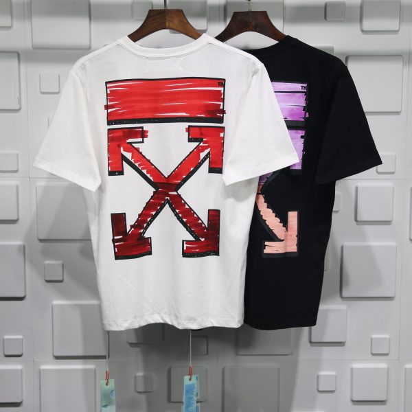 OFF-WHITE MARKER SLIM T-SHIRT REPLICA