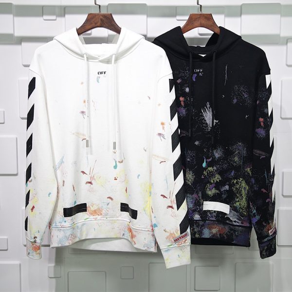 OFF WHITE VIRGIL ABLOH FIREWORK HOODIE REPLICA
