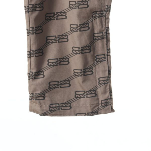Balenciaga BLCG 22FW khaki twill button-down suit trousers - Image 6