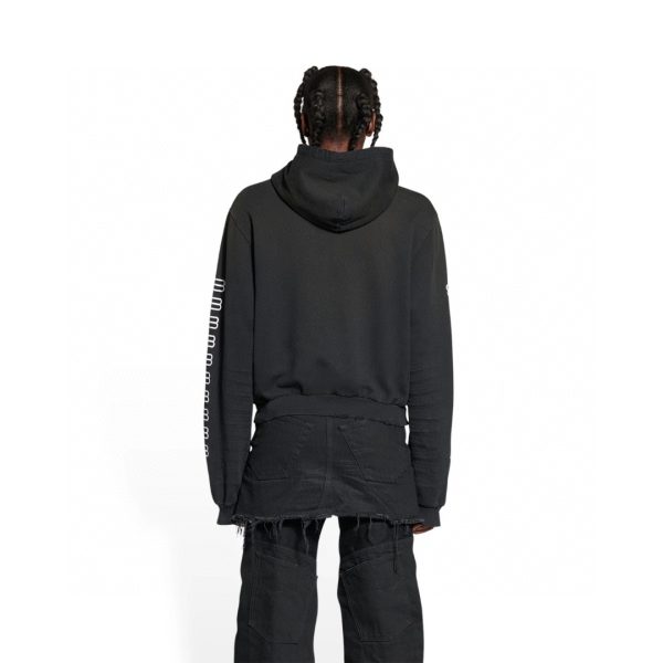 Balenciaga 22FW Double B Lock Embroidered Zipper Hooded Jacket - Image 12