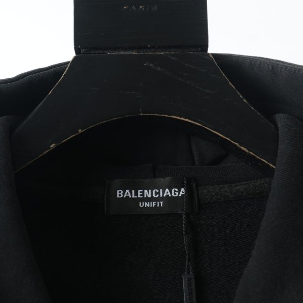 Balenciaga 22FW Double B Lock Embroidered Zipper Hooded Jacket - Image 4