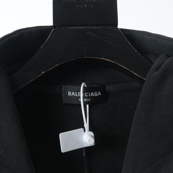 Balenciaga 22FW inverted letter embroidery zipper hooded jacket - Image 3