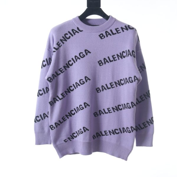 Balenciaga Barrage Crew Neck Sweater