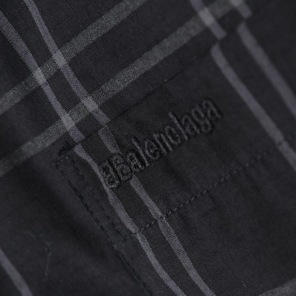 Balenciaga 22Fw BB Plaid Padded Jacket - Image 4