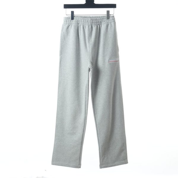 Balenciaga Paris Family Coca -Cola embroidery straight trousers