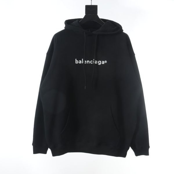Balenciaga White Rate Rmoral Passing the Hooding sweater black