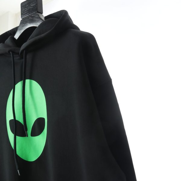 Balenciaga alien letters printing sweaters black - Image 5