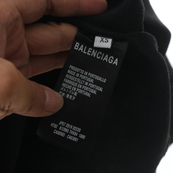 Balenciaga alien letters printing sweaters black - Image 8