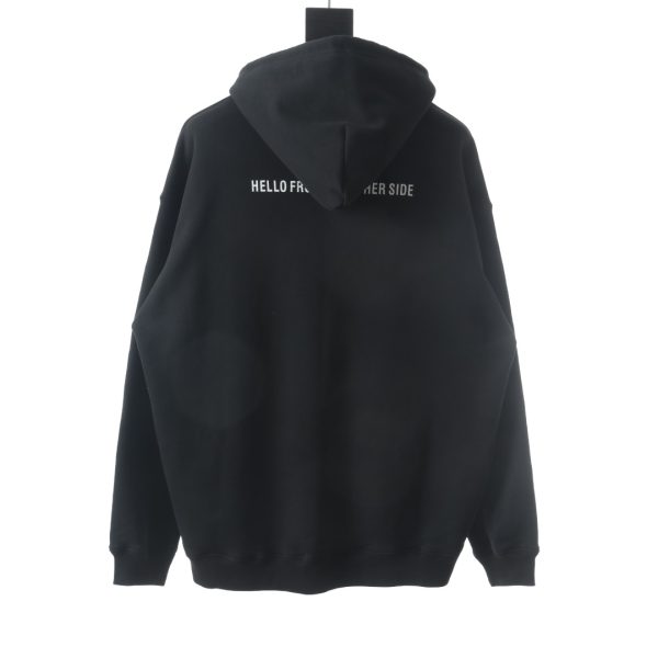 Balenciaga alien letters printing sweaters black - Image 9