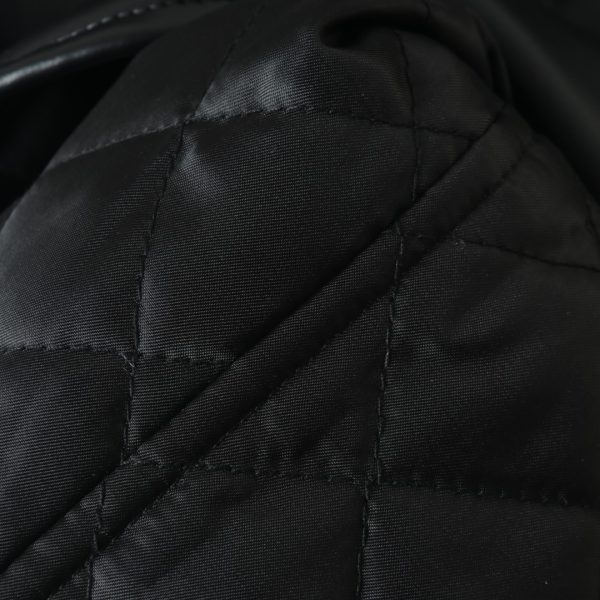 Balenciaga BLCG 22FW embroidered leather shirt jacket - Image 3