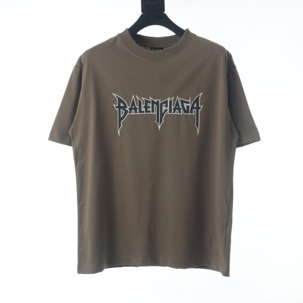 Balenciaga BLCG Burst Print Short Sleeve T-Shirt