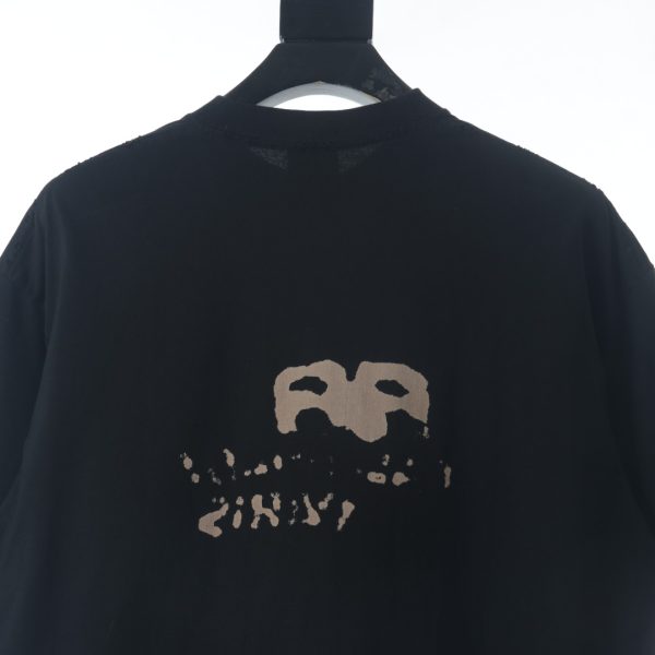 Balenciaga BLCG 23SS double B splash ink short-sleeved T-shirt - Image 7