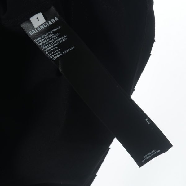 Balenciaga BLCG 23SS double B splash ink short-sleeved T-shirt - Image 8