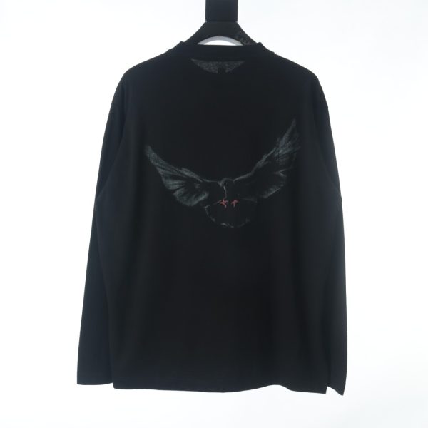 Balenciaga BLCG x YEEZY x Gap three-party joint peace dove long-sleeved T-shirt - Image 9