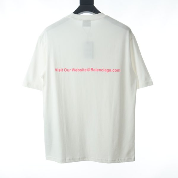 Balenciaga BLCG fluorescent English alphabet print short-sleeved T-shirt - Image 9