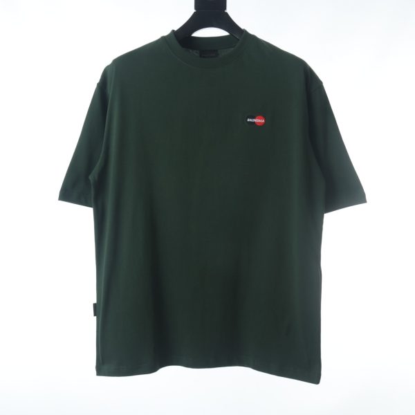 Balenciaga BLCG MasterCard Embroidered Small Logo Short Sleeve T-Shirt