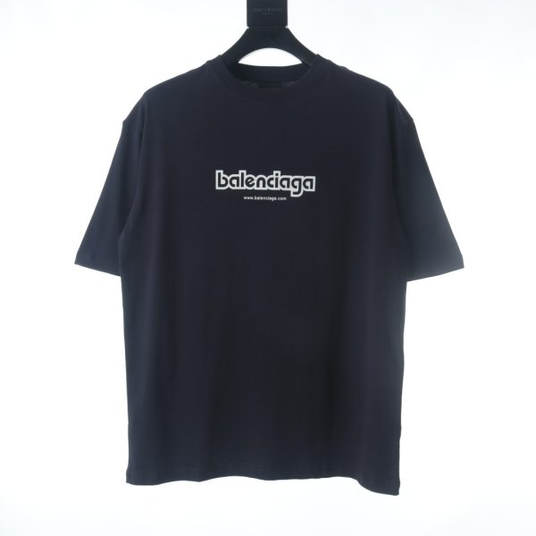 Balenciaga BLCG No. 8 Logo Short Sleeve T-Shirt