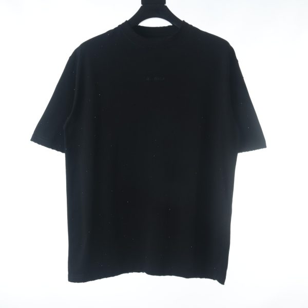 Balenciaga BLCG Starry Letters Embroidered Short Sleeve T-Shirt