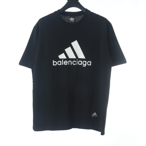 Balenciaga BLCG X Adidas Adidas Joint Triangle Letter Print Short Sleeve T-Shirt