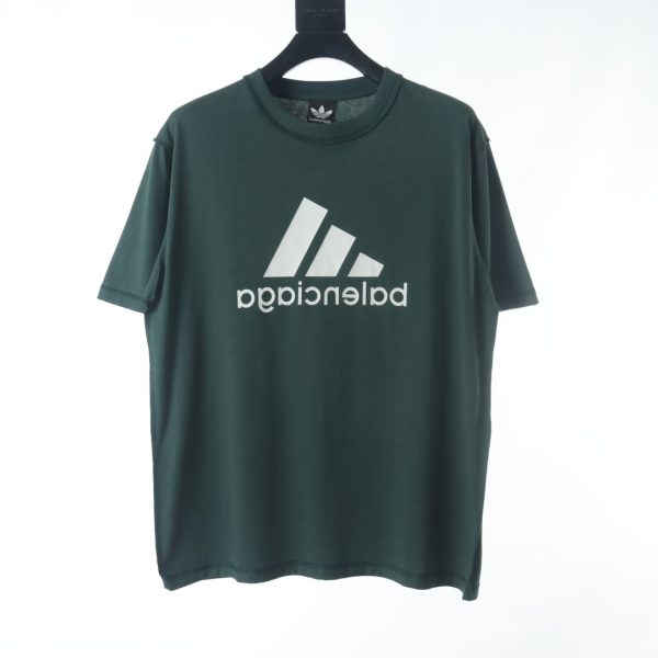 Balenciaga BLCG X Adidas Adidas Joint Triangle Letter Print Short Sleeve T-Shirt