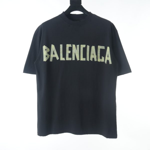 Balenciaga BLCG Taped Letter Short Sleeve T-Shirt