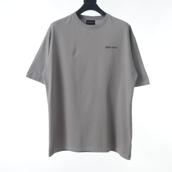 Balenciaga BLCG Letter Embroidered Short Sleeve T-Shirt