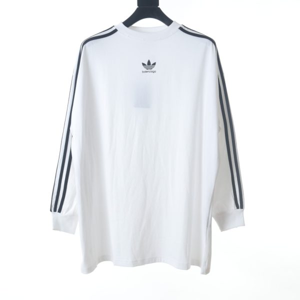 Balenciaga BLCG X Adidas 23SS clover joint long-sleeved T-shirt