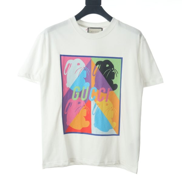 Gucci Year of the Rabbit Limited Color Rabbit Print Short Sleeves