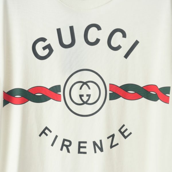 GUCCI twist belt short-sleeved T-shirt - Image 5
