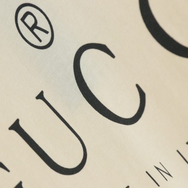GUCCI chest letter print short-sleeved T-shirt - Image 5