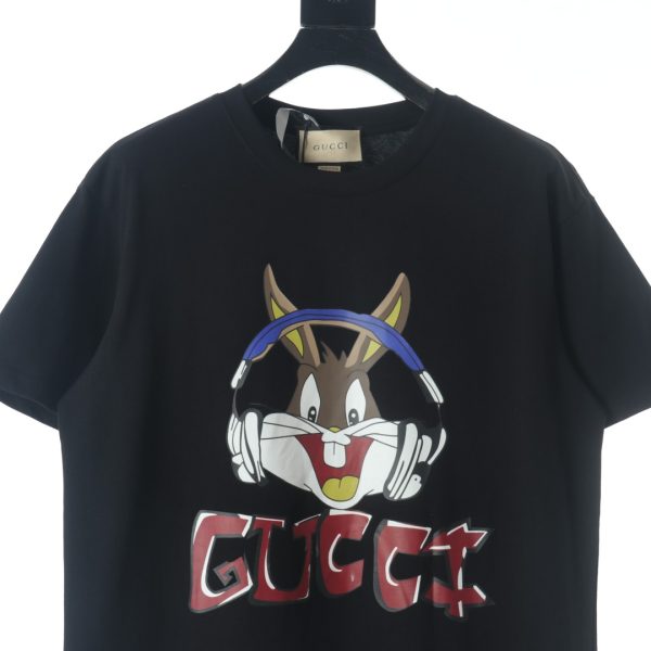 GUCCI Year of the Rabbit limited rabbit print short-sleeved T-shirt - Image 3