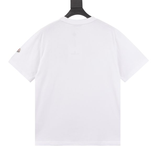 MONCLER Embroidered logo short-sleeved T-shirt - Image 5