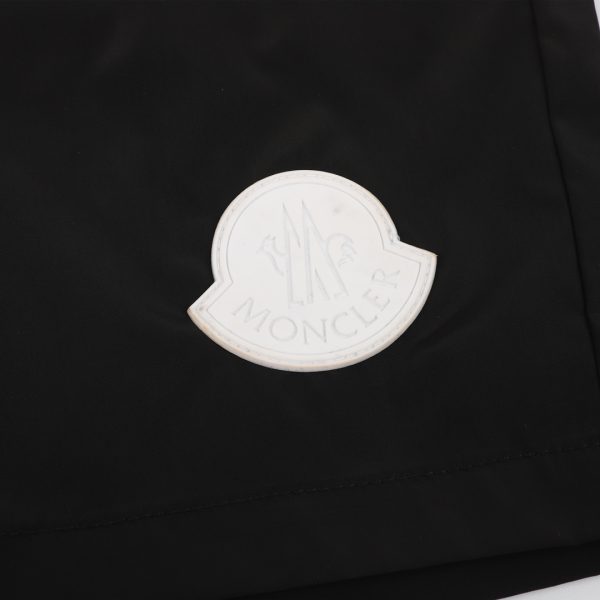 Moncler maya / Mongolia mouth white leather label beach shorts - Image 7
