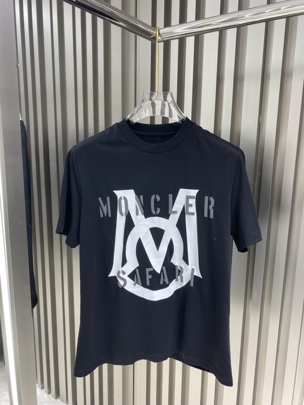 Moncler three-dimensional offset printing half-sleeve T-shirt