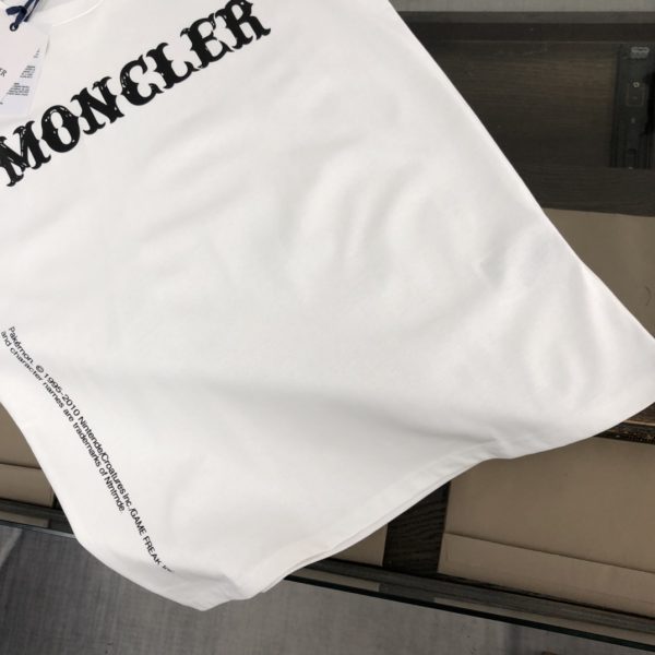 MONCLER Mengkou 2023 new listing counter series cotton T-shirt - Image 6