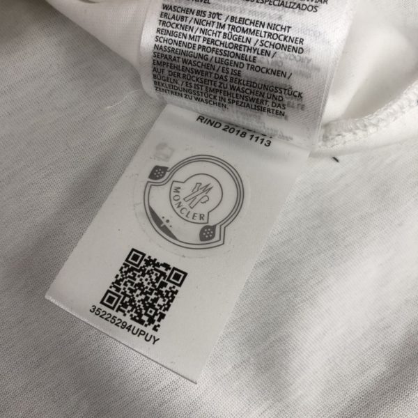 MONCLER Mengkou 2023 new listing counter series cotton T-shirt - Image 8