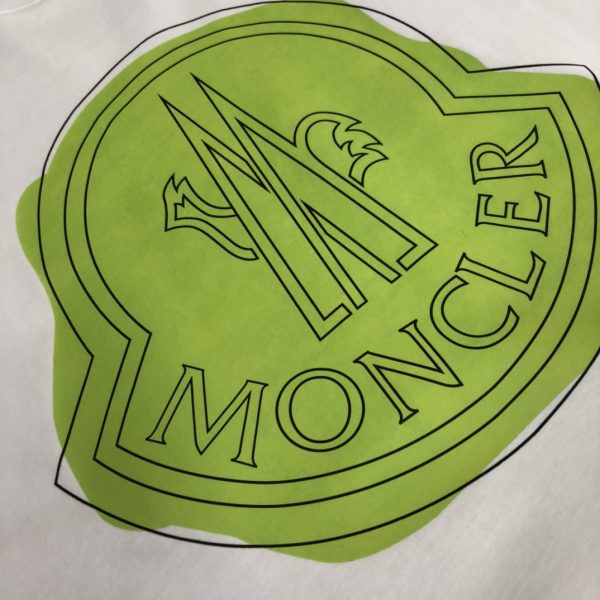 MONCLER [Mongolian mouth] 23 spring and summer latest short-sleeved round neck T-shirt - Image 7