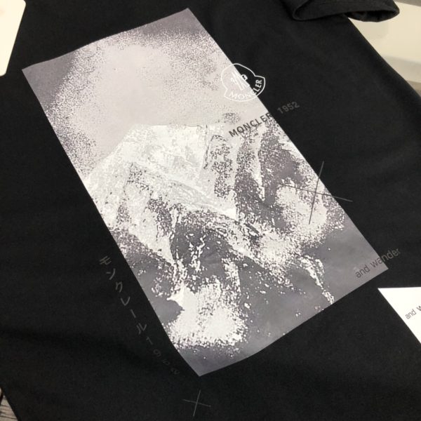 MONCLER [Mongolian mouth] 23 spring and summer latest short-sleeved round neck T-shirt - Image 6