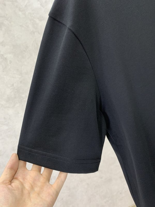 Moncler Mengkou 2023 summer new drop shoulder profile short-sleeved T-shirt - Image 8