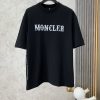 Moncler Mengkou 2023 summer new drop shoulder profile short-sleeved T-shirt