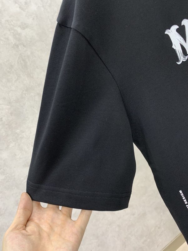 Moncler Mengkou 2023 summer new drop shoulder profile short-sleeved T-shirt - Image 8