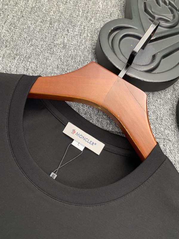 Moncler Mengkou 2023ss spring and summer high-quality cotton short-sleeved T-shirt, top original quality - Image 6
