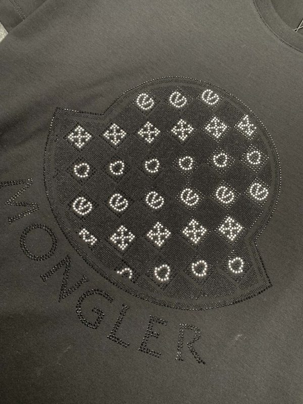 Moncler Mengkou 2023ss spring and summer high-quality cotton short-sleeved T-shirt, top original quality - Image 8