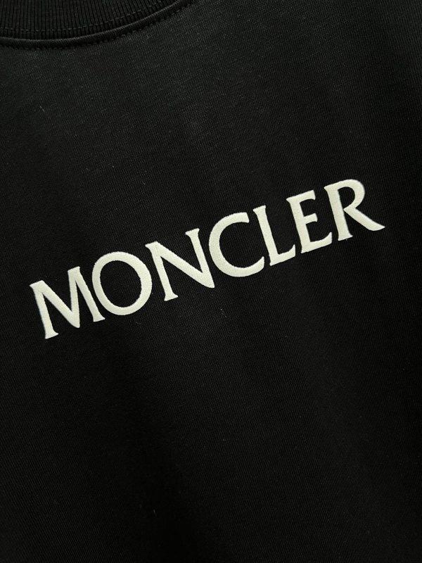 Hot selling new on 【Pure original product】【Top original replica】 - Moncler & Moncler-23ss summer new heavy industry foaming process printing brand icon and letter logo decoration embellishment, Round neck short-sleeved T-shirt, unisex - Image 7