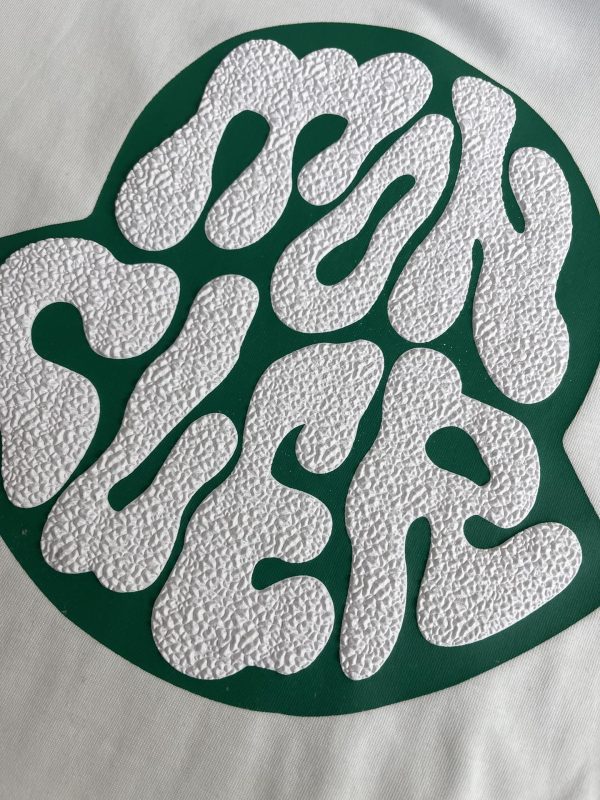 MONCLER Mengkou 2023 spring and summer new logo logo design couple short-sleeved T-shirts! Counter synchronization - Image 9