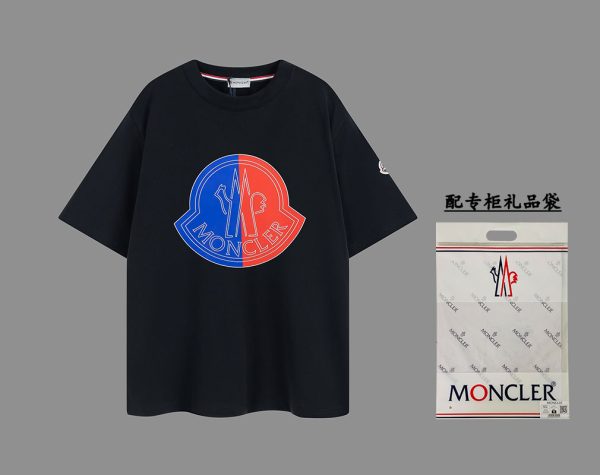 MONCLER~Mongolia new season digital printing short-sleeved T-shirt