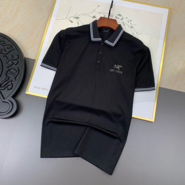 ARCTERYX Archeopteryx 2023 spring and summer new style men's lapel POLO series leisure custom weaving small logo boutique embroidery - Image 3